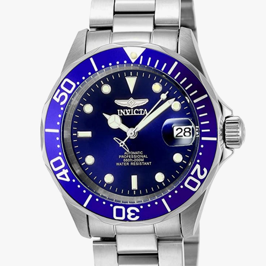 Invicta Pro Diver Automatic Mens Steel Watch  40mm Zgt9094